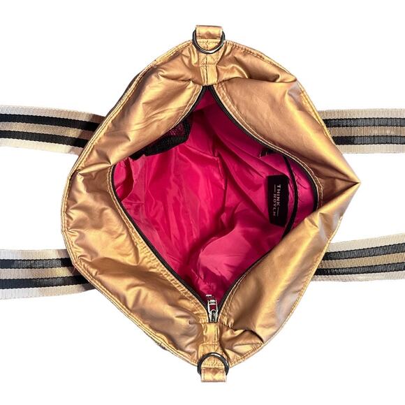 Think Royln Colorblock Gold Tote & Crossbody Bundle - Picture 7 of 10